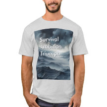 サバイバル アンビション トリウムフ モチベーショナル ll Tシャツ