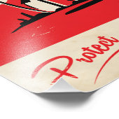 サバイバル – ヴィンテージ原子力安全ポスター フォトプリント            (角)