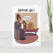 サバイバーの罪悪感グリーティングカード カード (正面)