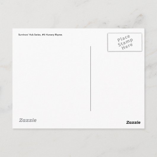 サバイバーズ・ハブ, #6 伝承童謡 ポストカード (裏面)