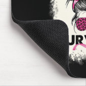 サバイバーメッシーブンブレストガン認識度ピンクワ マウスパッド (コーナー)