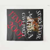 サバイバー・マテーラ洞窟パーティー ワインミキサー 2007 タペストリー (正面(横))