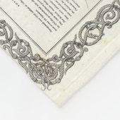 サバンナおよびチャールストン(1855年)のヴィンテージの地図 フリースブランケット (角)