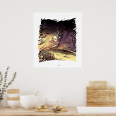 サバンナのアフリカ産オウム ポスター (キッチン)