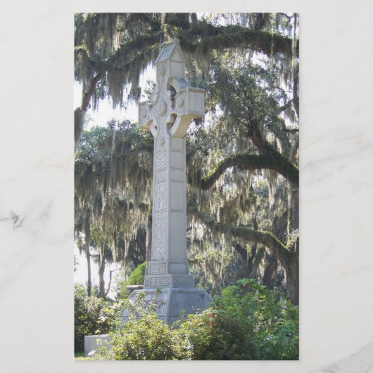 サバンナのケルト十字架 便箋 (正面)