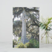 サバンナのケルト十字架 便箋 (スタンド正面)