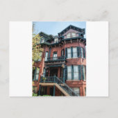 サバンナのジョージアのビクトリアンな歴史的家 ポストカード (正面)