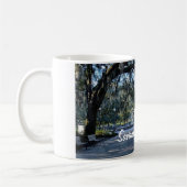 サバンナのジョージアの噴水のコーヒー・マグ コーヒーマグカップ (左)