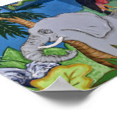 サバンナの動物 ポスター (角)