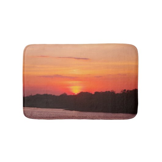 サバンナの夕日 バスマット (正面)