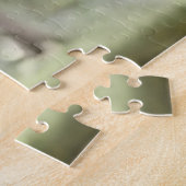 サバンナの有名なバードガール挑戦的パズル ジグソーパズル (側面)