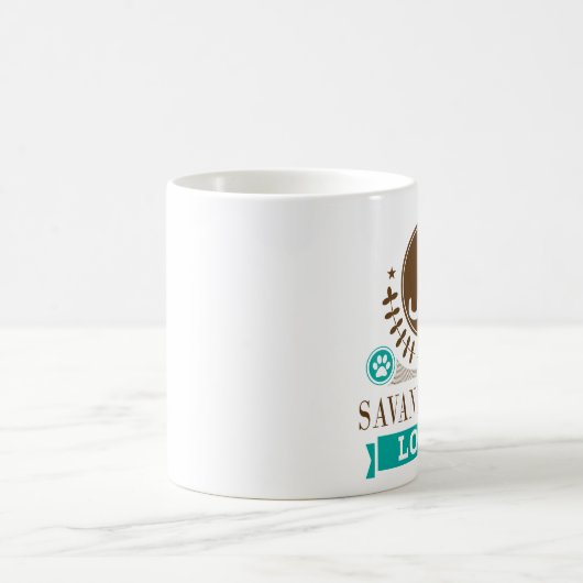 サバンナの猫好き コーヒーマグカップ (中央)