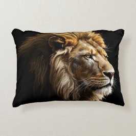 サバンナの王・光沢仕上げ アクセントクッション