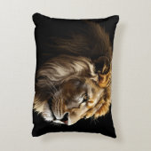 サバンナの王・光沢仕上げ アクセントクッション (裏面(縦))