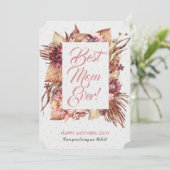 サバンナの花と葉の枠 シーズンカード (スタンド正面)