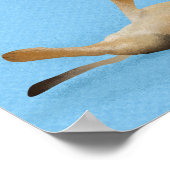 サバンナの雲の動物 ポスター (角)