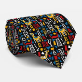 サバンナをイメージする柄、シームレス ネクタイ (ロール)