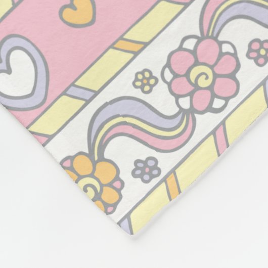 サバンナを意味するSモノグラム名前をカスタムする フリースブランケット (角)