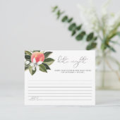 サバンナキュートピーチデイトナイトアイディアアドバイスカード 招待状 (スタンド正面)