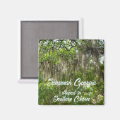 サバンナグルジアスペインのムスドレープライブオーク マグネット (正面/裏面)