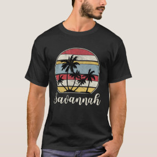 サバンナグルジアビーチバケーショントリップトロピカルホテル Tシャツ