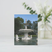サバンナグルジアフォーサイス噴水 ポストカード (スタンド正面)