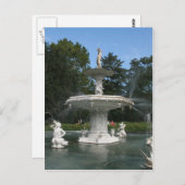 サバンナグルジアフォーサイス噴水 ポストカード (正面/裏面)