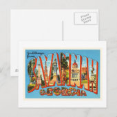 サバンナグルジアGAオールドヴィンテージ旅行記念品 ポストカード (正面/裏面)