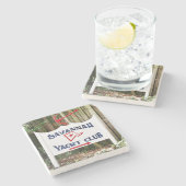 サバンナコースターズサバンナヨットクラブ ストーンコースター (横)