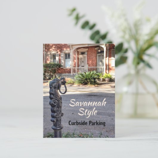 サバンナサザンユーモア通り写真おもしろい ポストカード (スタンド正面)