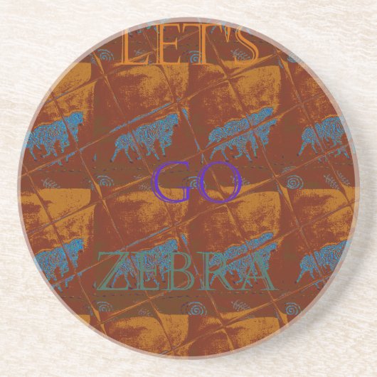 サバンナサファリレッツゼブラハクナマタモト コースター (正面)