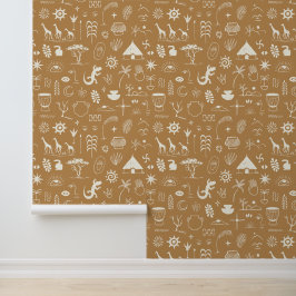 サバンナサファリ野生生物壁紙 壁紙