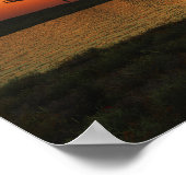 サバンナサンセットポスター ポスター (角)