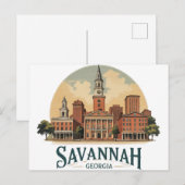 サバンナジョージアのスカイライン ポストカード (正面/裏面)