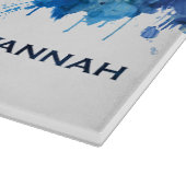 サバンナジョージアスカイラインブルー カッティングボード (角)