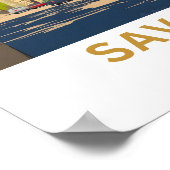 サバンナジョージアトラベルプリント ポスター (角)