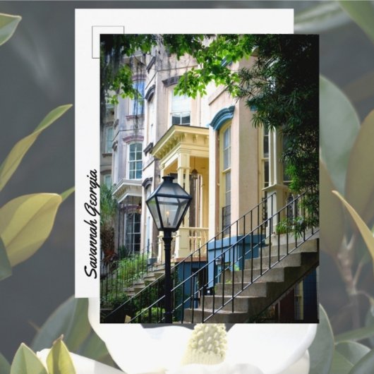 サバンナジョージアヒストリックダウンタウンホームズ ポストカード
