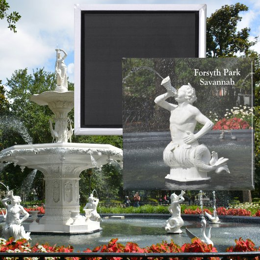 サバンナジョージアフォーサイスパークファウンテントリトン マグネット