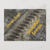 サバンナジョージア写真の歴史的足跡 ポストカード (正面)