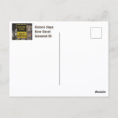 サバンナジョージア写真の歴史的足跡 ポストカード (裏面)