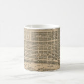 サバンナジョージア(1818年)のヴィンテージの地図 コーヒーマグカップ (中央)