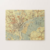 サバンナジョージア(1942年)のヴィンテージの地図 ジグソーパズル (横)