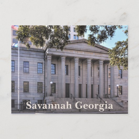 サバンナジョージアUSカスタムハウスフォト ポストカード (正面)