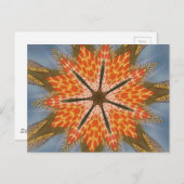 サバンナスター開花 – アはっきりしたアフリカアニマルプリント ポストカード (正面/裏面)