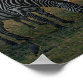 サバンナストライプの静寂 ポスター (角)