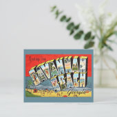 サバンナビーチグルジア2グリーティングポストカード ポストカード (スタンド正面)