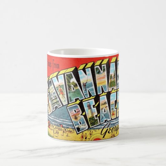 サバンナビーチグルジア2グリーティングマグ コーヒーマグカップ (中央)