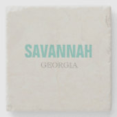 サバンナビーチスタイルのストーンコースター ストーンコースター (正面)