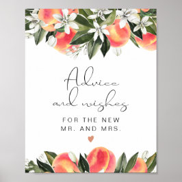 サバンナピーチアドバイス&ウィッシュサイン ポスター