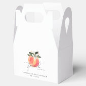 サバンナリトルピーチベビーシャワー フェイバーボックス (オープン)